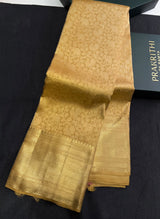 Gold Pure Kanchipuram Silk saree - PPURE152