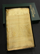 Gold Pure tissue Kanchipuram Silk saree - PPURE153