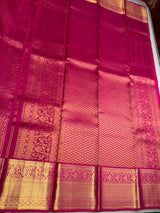Magenta Pure Kanchipuram Silk saree - PPURE165