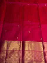 Dark Pink Pure Kanchipuram Silk saree - PPURE166
