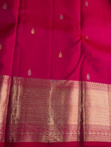 Dark Pink Pure Kanchipuram Silk saree - PPURE167