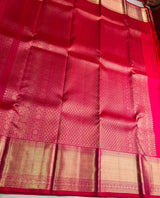 Dark Pink Pure Kanchipuram Silk saree - PPURE167