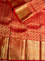 Red Pure Kanchipuram Silk saree - PPURE169