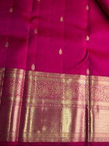 Dark Pink Pure Kanchipuram Silk saree - PPURE170
