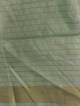 Pastal Blue Chanderi silk cotton Jamdani woven saree- PBRJ38
