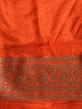 Purple and Orange Georgette saree- PBRSB1K