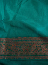 Blue and Aqua green Georgette saree- PBRSB1C