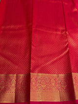 Pinkish Red Bridal Kanchipuram saree- PBRIDEK33A