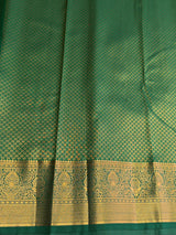 Green Bridal Kanchipuram saree- PBRIDEK33D
