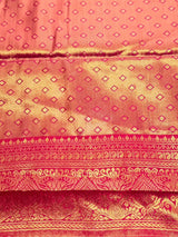 Rani Pink Bridal Tissue Kanchipuram saree- PBRIDEK38