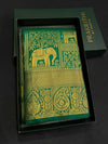 Green Bridal Kanchipuram saree- PBRIDEK34C