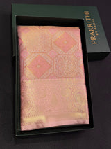 Pastel Pink Tissue Kanchipuram saree- PBRIDEK37D