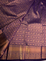 Violet Bridal Kanchipuram saree- PBRIDEK39