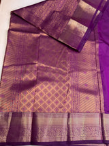 Purple Bridal Kanchipuram saree- PBRIDEK39D