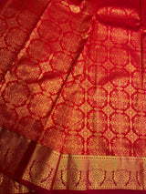 Maroon Bridal Kanchipuram saree- PBRIDEK35