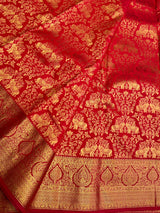 Red Bridal Kanchipuram saree- PBRIDEK36A