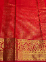 Red Bridal Kanchipuram saree- PBRIDEK36A