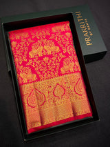 Rani Pink Bridal Kanchipuram saree- PBRIDEK36B