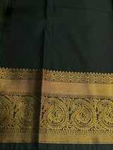 Red and Green Semi Kanchipuram Silk Saree - PSSRN77