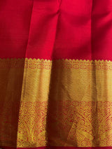 Red Pure Kanchipuram Silk saree - PPURE185