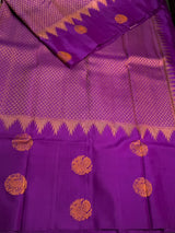 Violet Pure Kanchipuram Silk saree - PPURE195