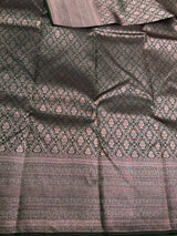 Green Pure brocade Kanchipuram Silk saree - PPURE193