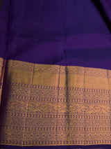 Blue Pure Kanchipuram Silk saree - PPURE196