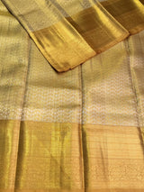 Gold Pure Kanchipuram Silk saree - PPURE198