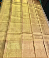Gold Pure Kanchipuram Silk saree - PPURE198