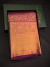 Dark Purple Pure Kanchipuram Silk saree - PPURE199