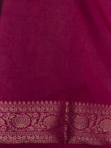 Rani pink Brocade banarasi saree -MPSB50B