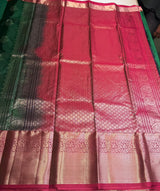 Green and magenta semi Kanchipuram saree- PSSRL2