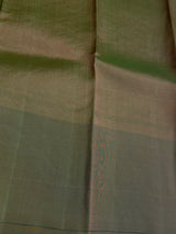 Orange and green organzaKanchipuram Silk saree - PPURE218