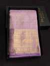 Lavender Pure Kanchipuram Silk saree - PPURE219