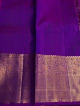 Violet and Purple Pure Kanchipuram Silk saree - PPURE221