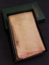 Rose gold Pure tissue Kanchipuram Silk saree - PPURE228