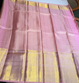 Pastal Pink Pure Kanchipuram Silk saree - PPURE234