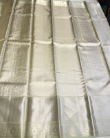 Pastal green and Silver Pure tissueKanchipuram Silk saree - PPURE238
