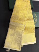 Sandal and Gold Pure tissueKanchipuram Silk saree - PPURE239