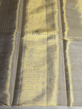 Sandal and Gold Pure tissueKanchipuram Silk saree - PPURE239