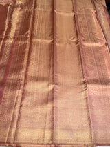 Pink and Gold Pure tissueKanchipuram Silk saree - PPURE240