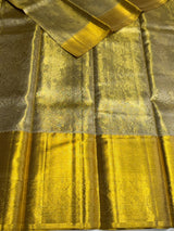 Gold Pure tissueKanchipuram Silk saree - PPURE241