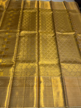 Gold Pure tissueKanchipuram Silk saree - PPURE243