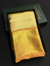Gold and Peach Pure TissueKanchipuram Silk saree - PPURE248