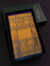 Biolet and Blue Pure Kanchipuram Silk saree - PPURE254