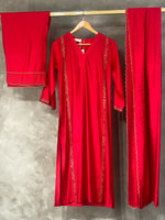 Red salwar set - SLN12