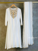 Elegant whitesalwar set - SNL35