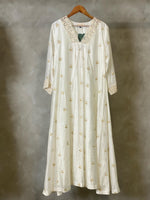 Off-white Chanderi top - SNL20