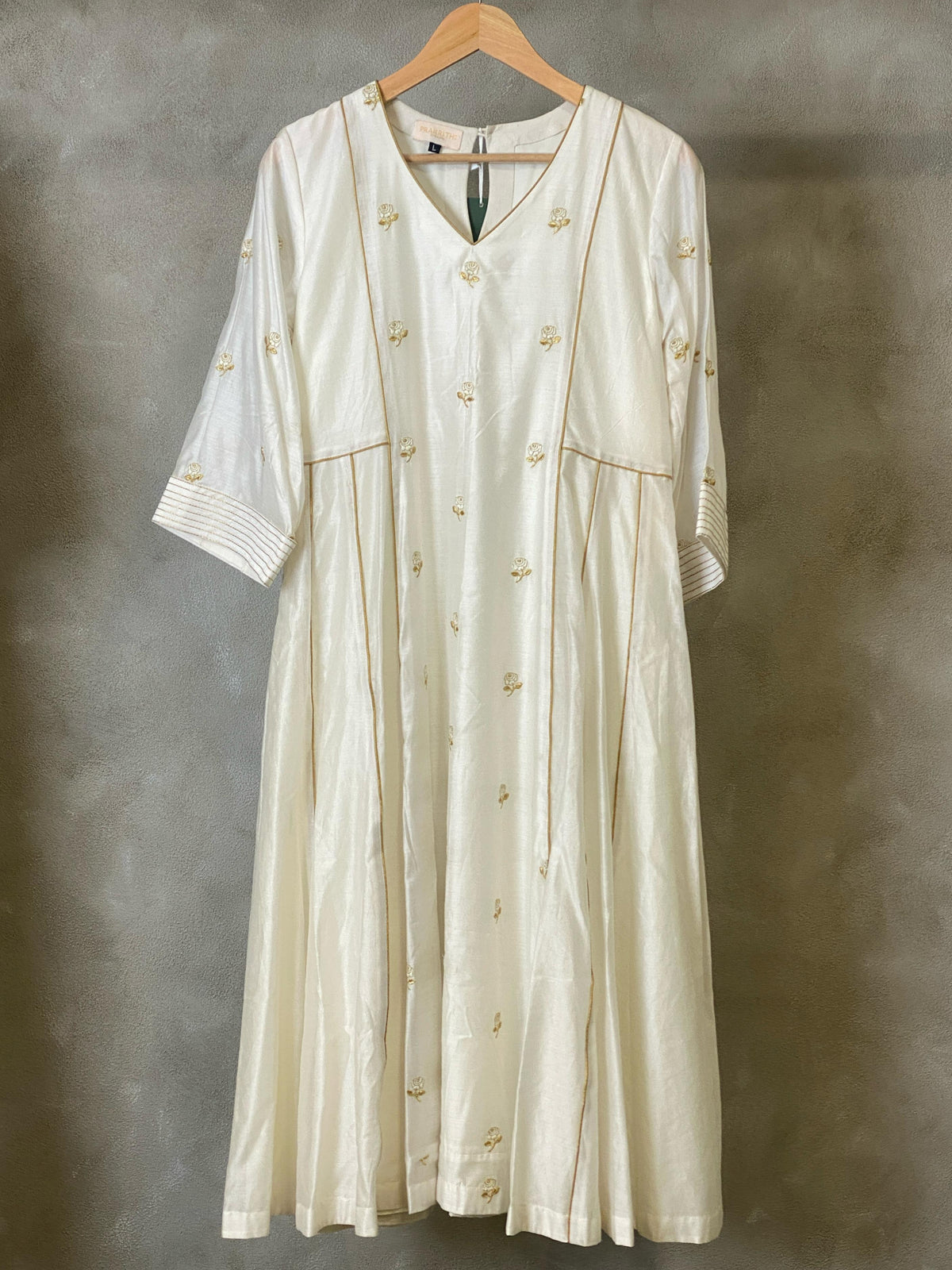 Off-white chanderi top - SNL25