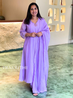 Lavender chanderi salwar set -SLN51